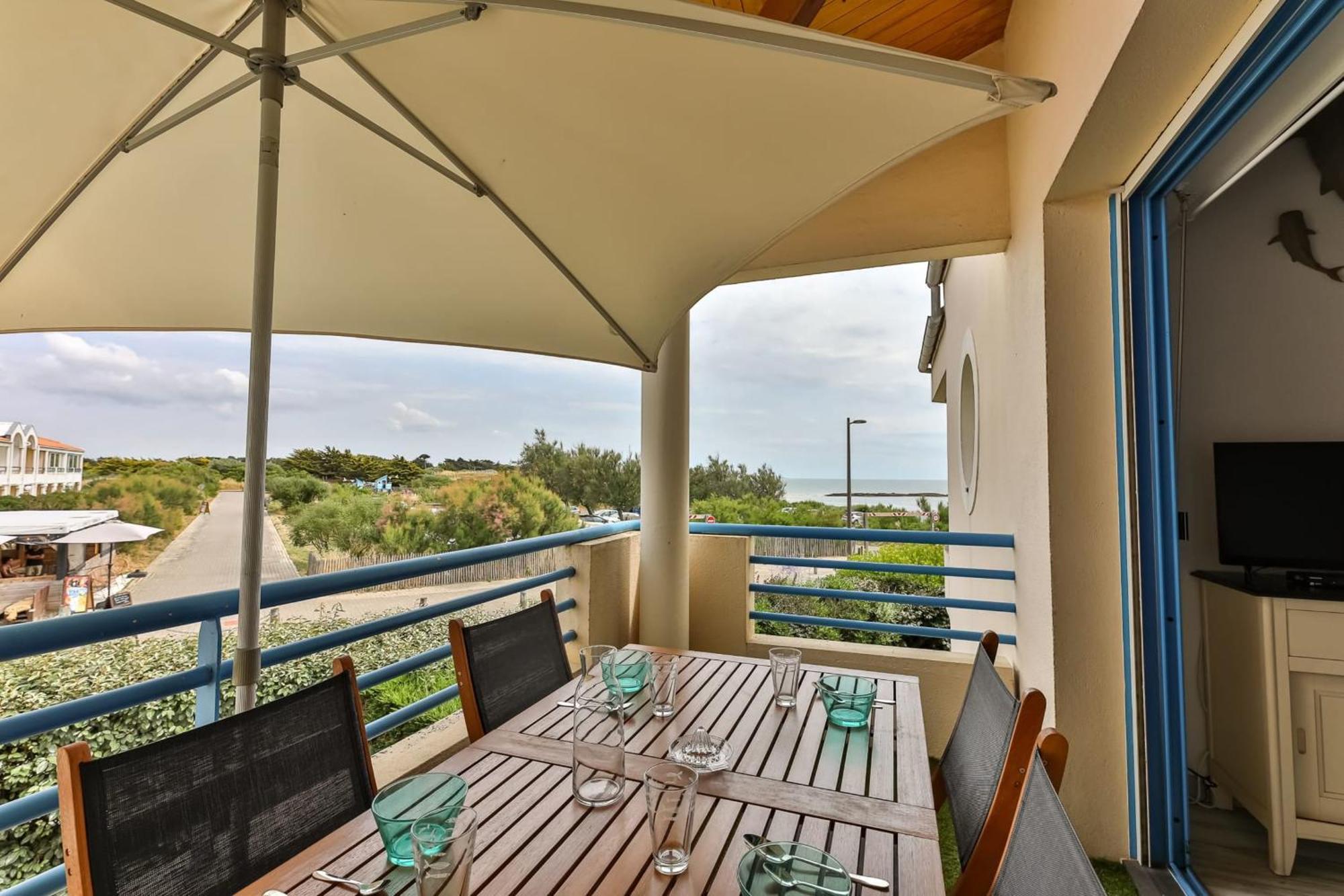 Un Balcon A La Mer - Studio Vue Sur Mer Бретиньоль-сюр-Мер Экстерьер фото